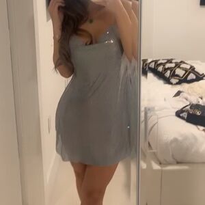 Whitefox Iridescent Sparkling Dress